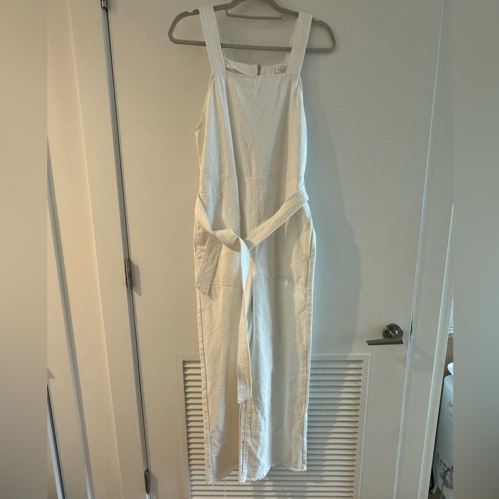 Sage the label romper with pockets